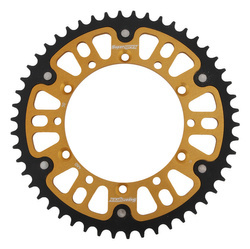 SUPERSPROX ZĘBATKA TYLNA 489 50 STEALTH (STALOWO-ALUMINIOWA) KAWASAKI KX/KXF `84-18 (JTR460.50) KOLOR ZŁOTY